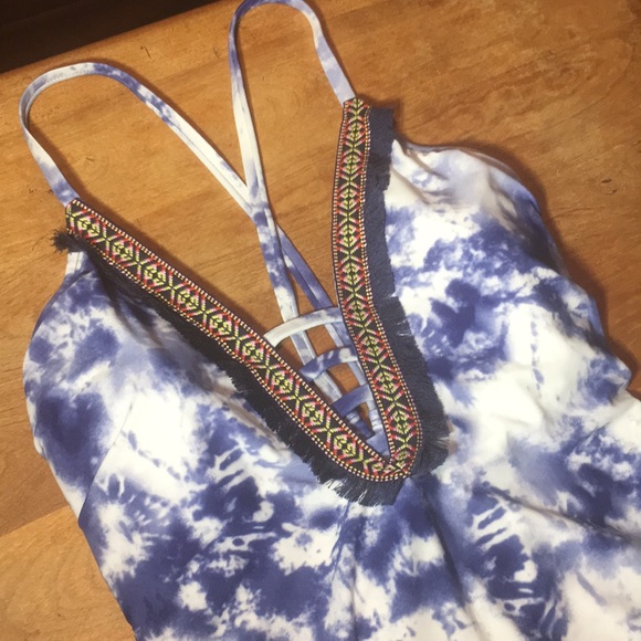 NWT A’ BEAUTIFUL SOUL TIE-DYE SWIMSUIT SIZE 14/16 - Picture 2 of 8